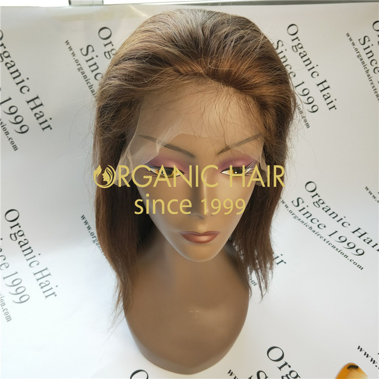 Free style silk base straight natural color full lace wigs,lace frontal wigs hair wholesale factory in China A41